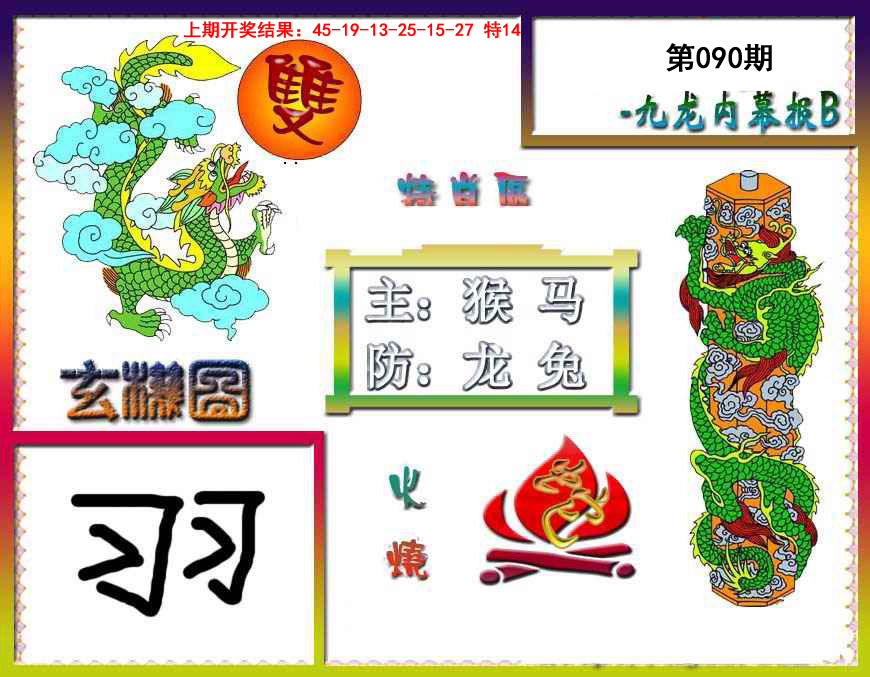 2025090期九龙内幕特肖图B
