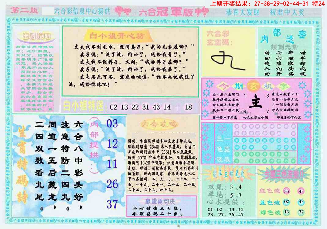 2025081期六合冠军版B