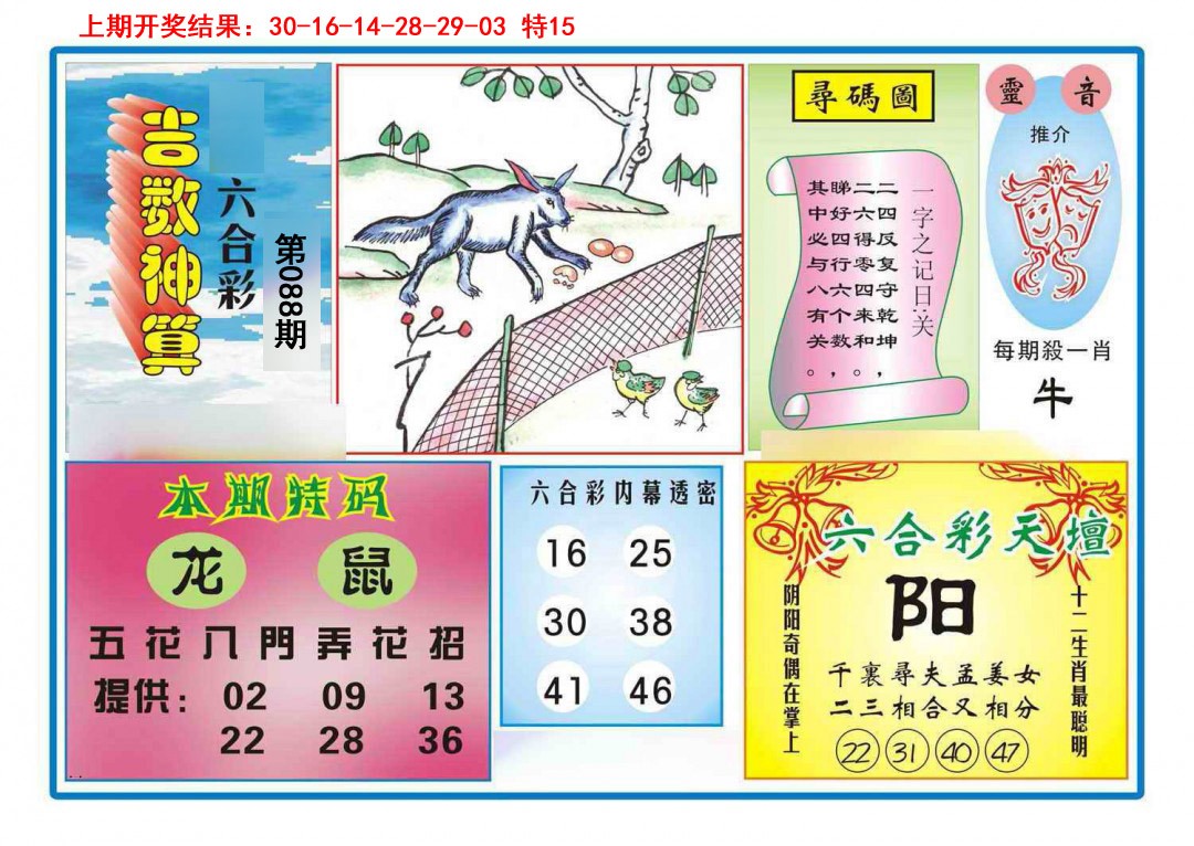 2025088期吉数神算