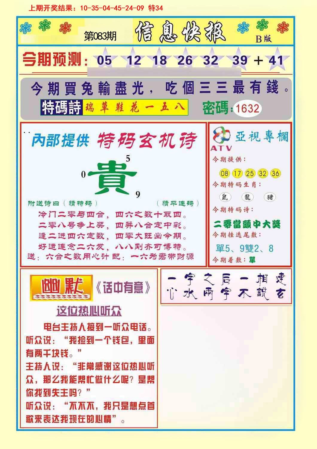 2025083期信息快报B