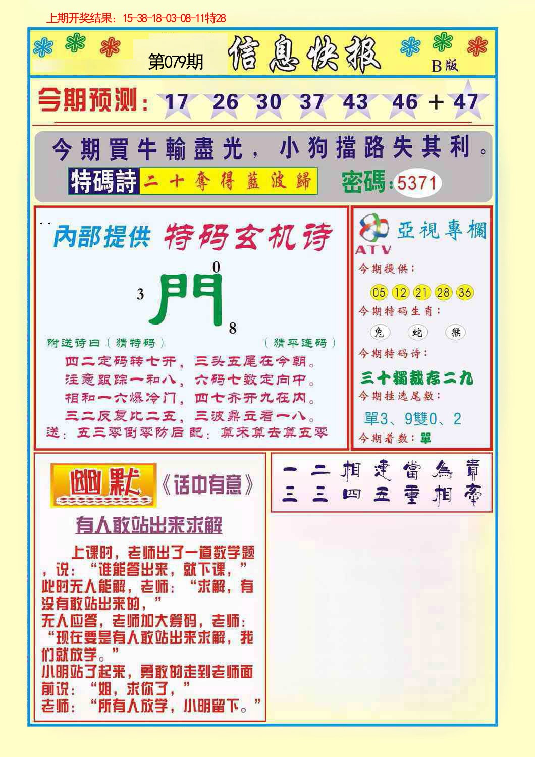 2025079期信息快报B