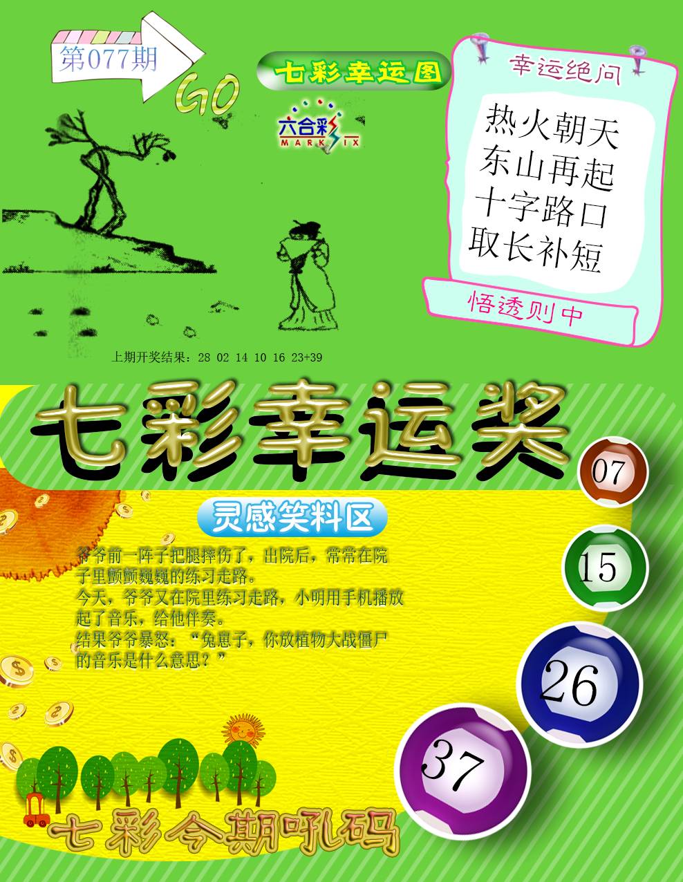 2025077期七彩幸运奖