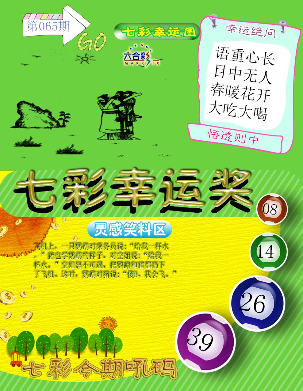 2025065期七彩幸运奖