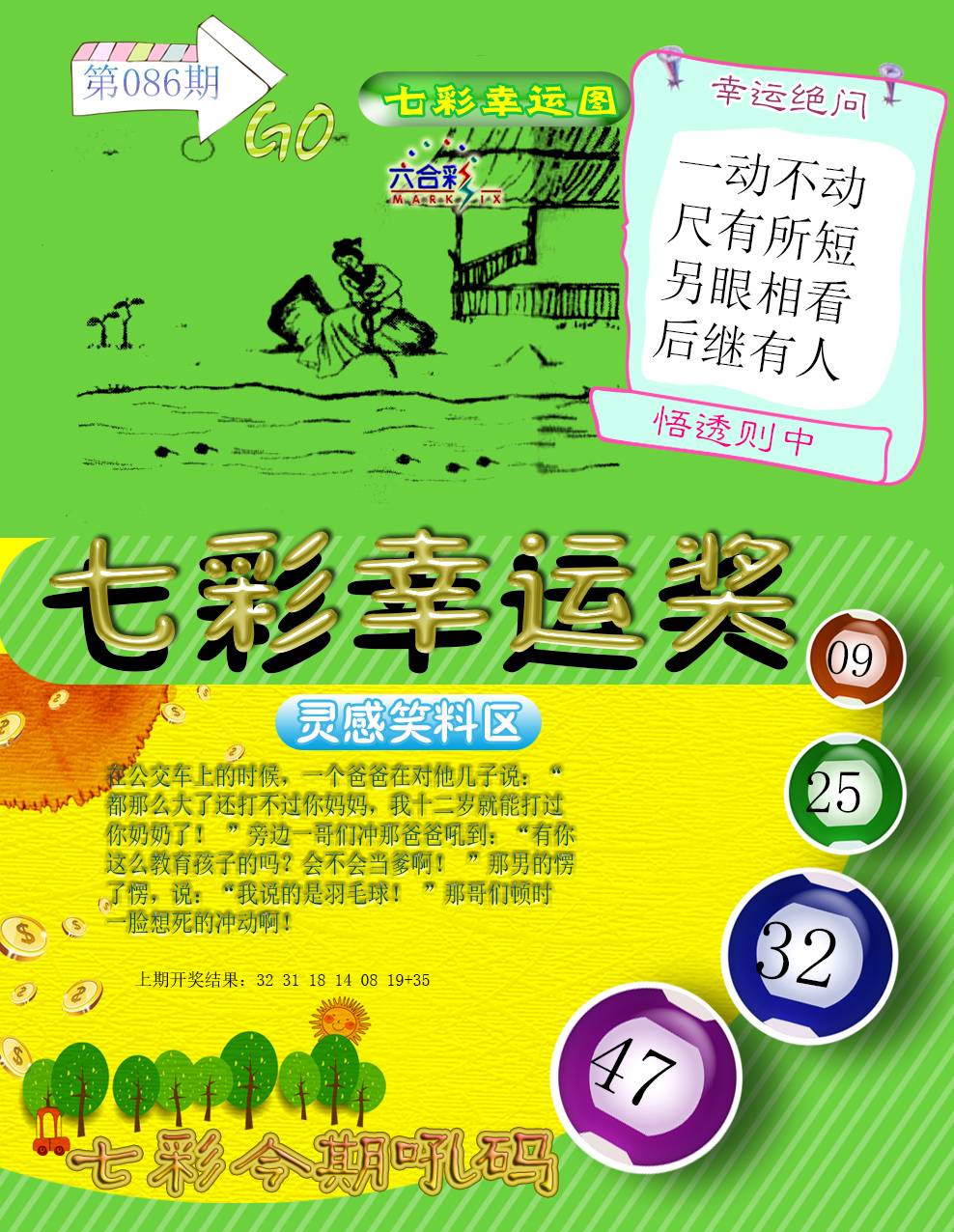 2025086期七彩幸运奖