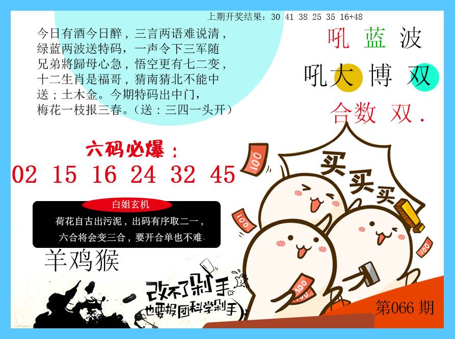 2025066期改不了剁手