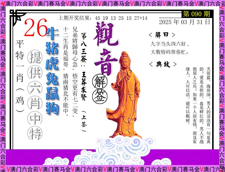 2025090期观音解签