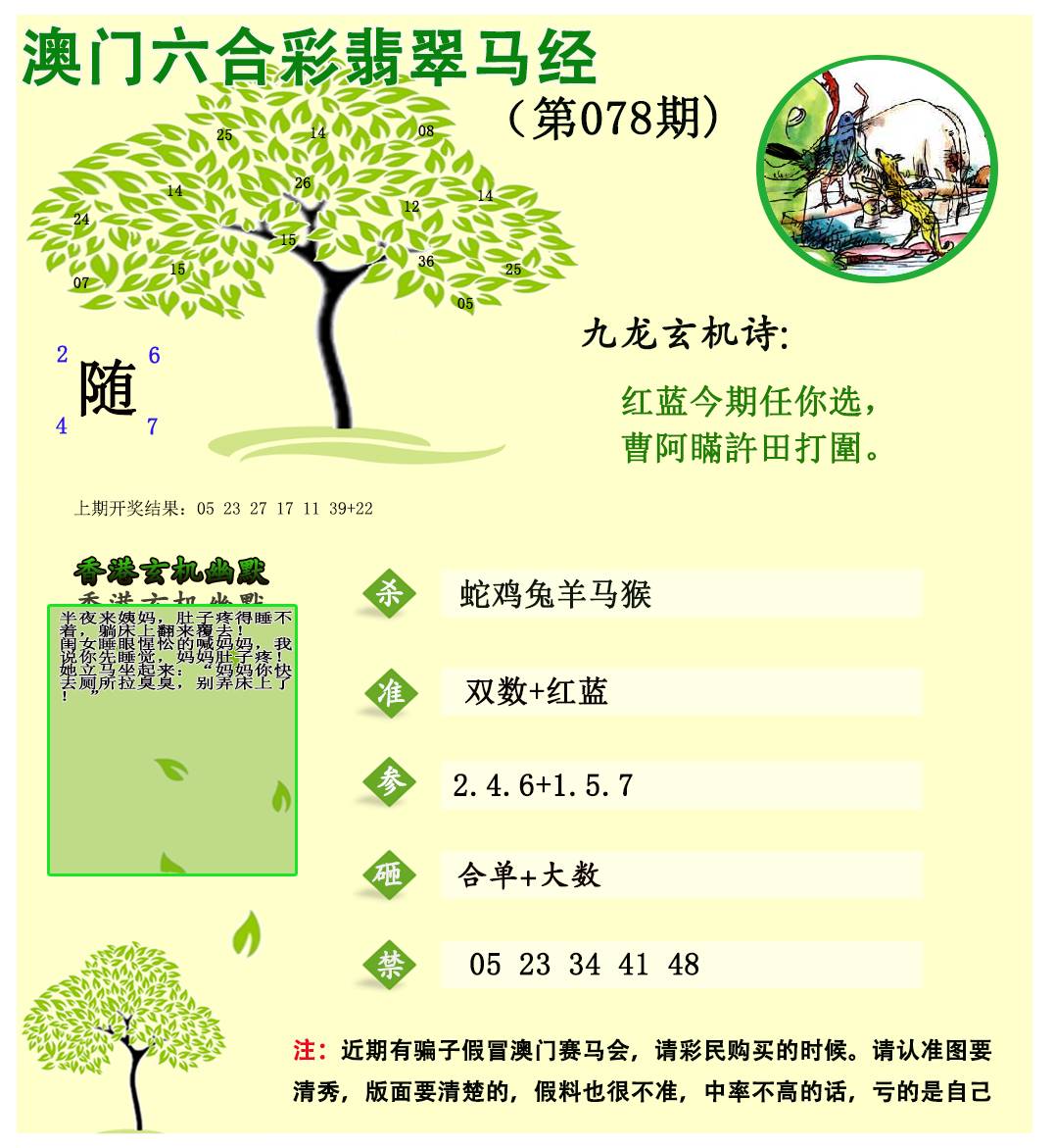 2025078期翡翠马经