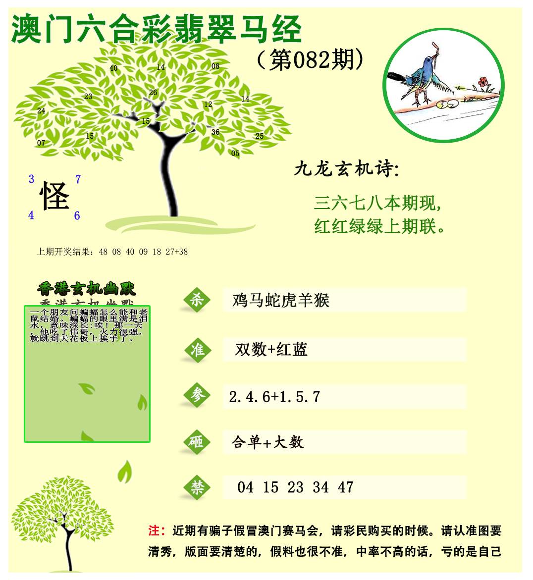 2025082期翡翠马经