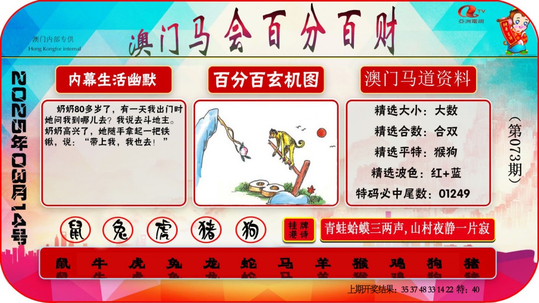 2025073期百分百财经