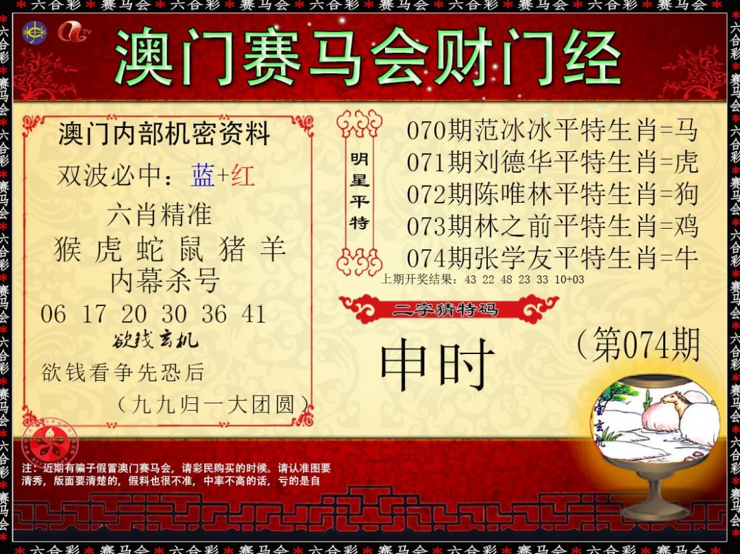 2025074期财门经