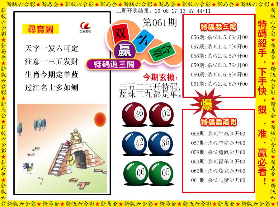 2025061期特码过三关