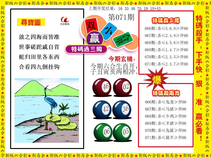 2025071期特码过三关