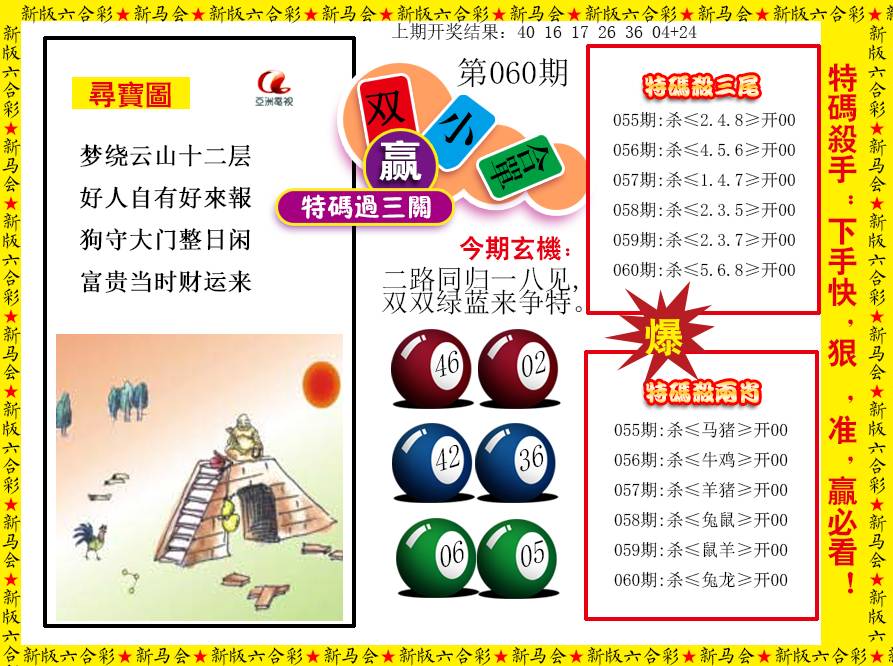 2025060期特码过三关