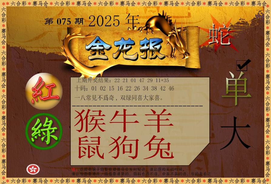 2025075期金龙报