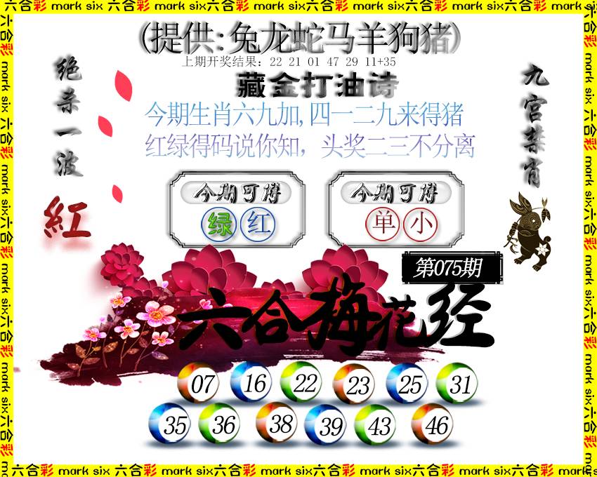 2025075期六合梅花经