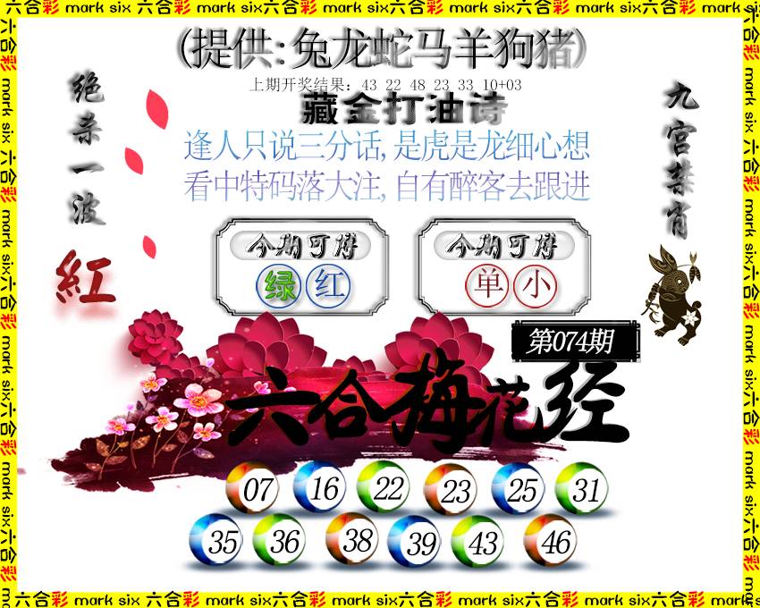 2025074期六合梅花经