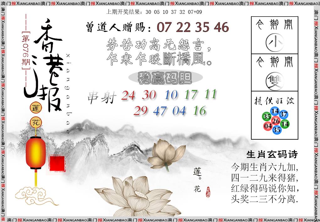 2025076期报莲花篇