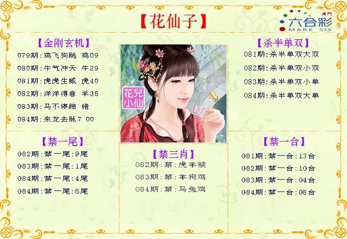 2025084期花仙子