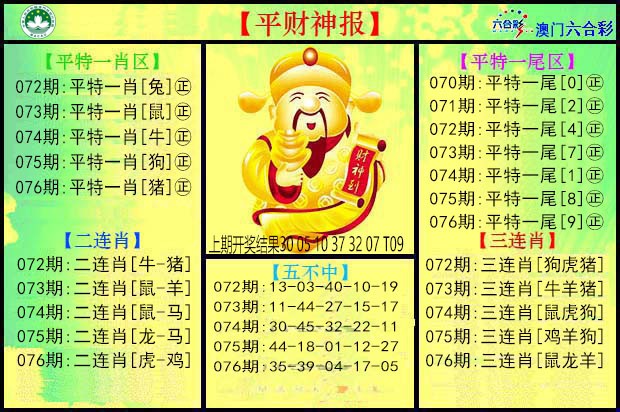 2025076期平财神