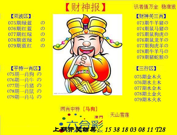 2025079期黄财神