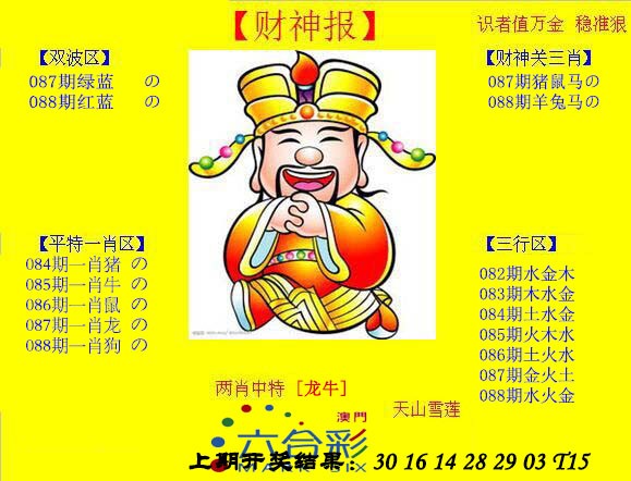 2025088期黄财神