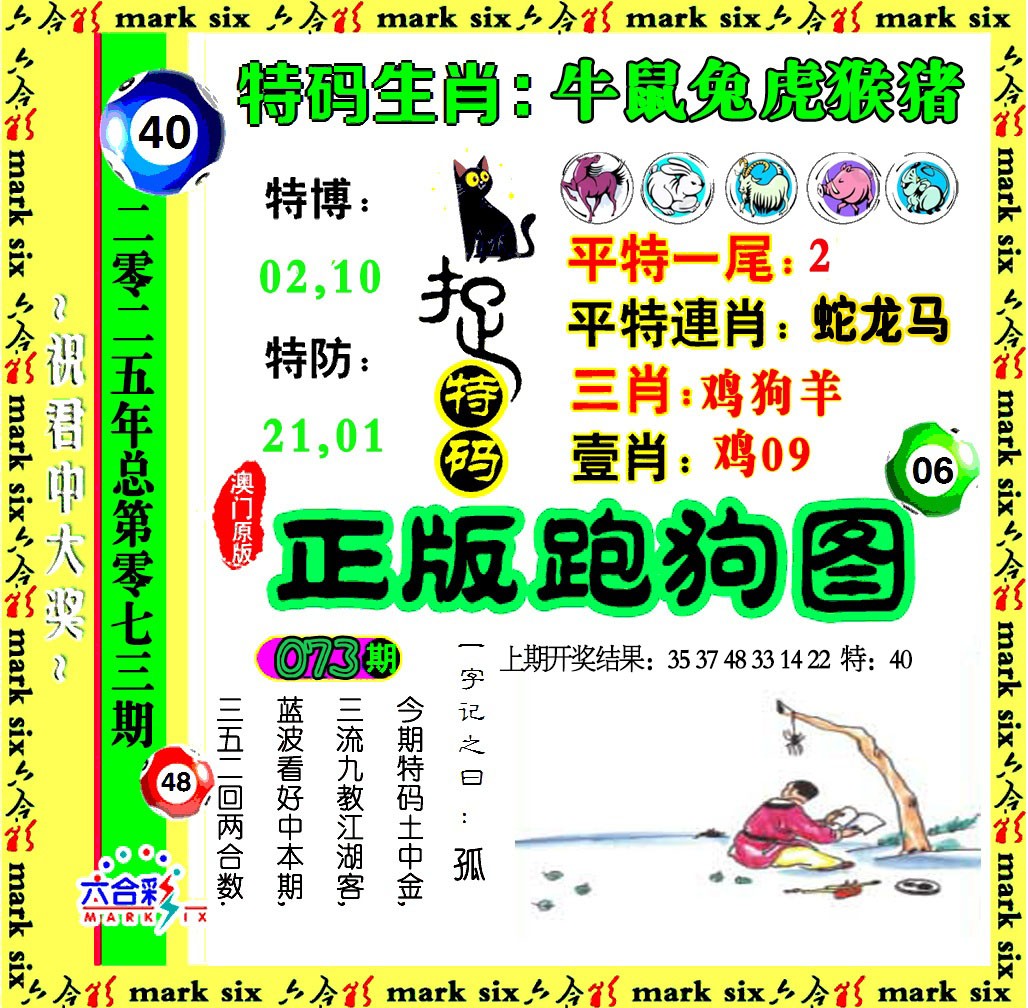 2025073期正版跑狗图