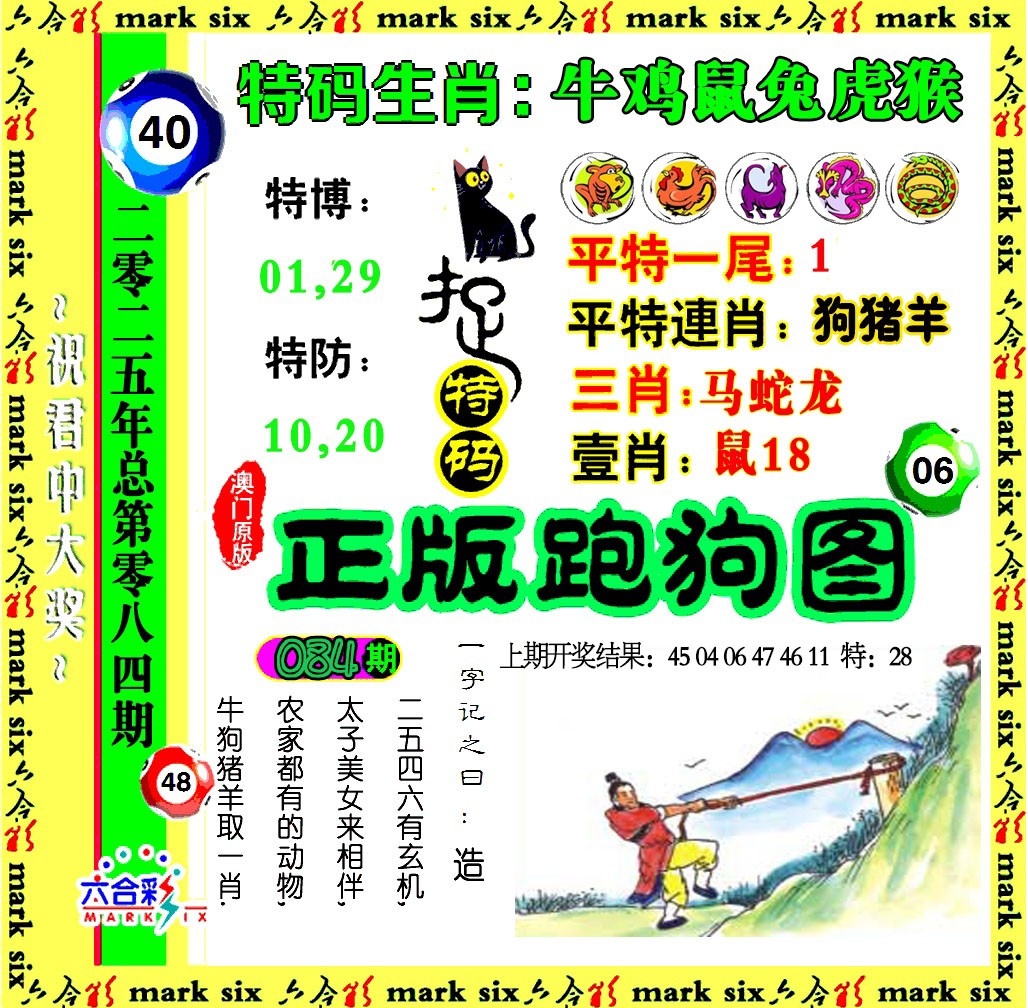 2025084期正版跑狗图