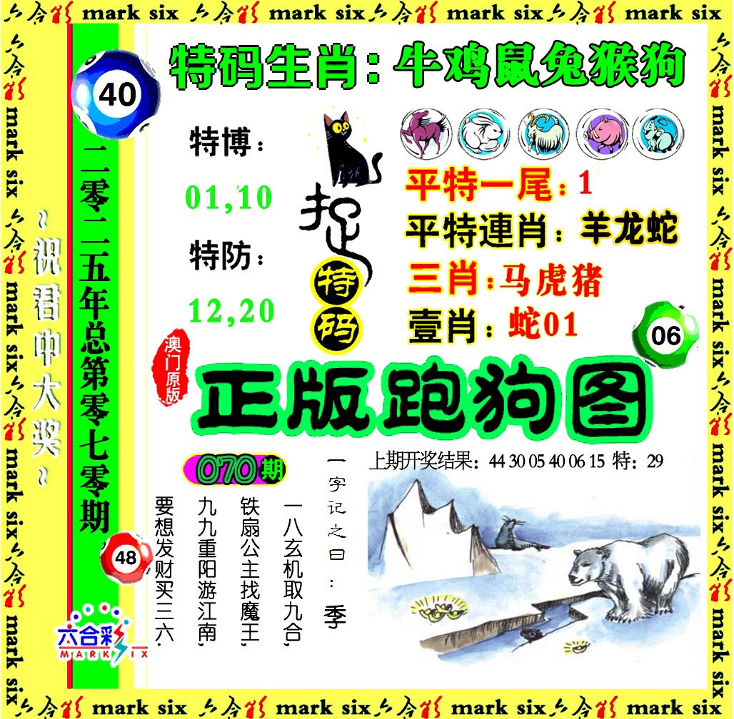 2025070期正版跑狗图