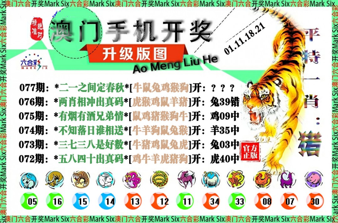 2025077期手机开奖图