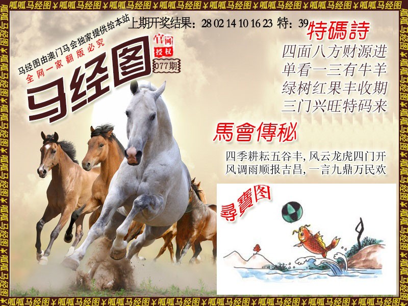 2025077期马经1