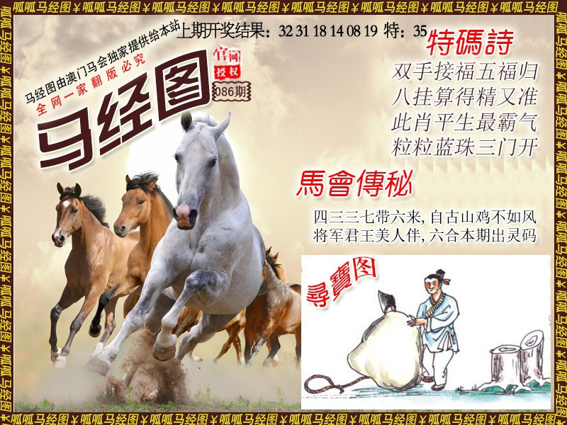 2025086期马经1