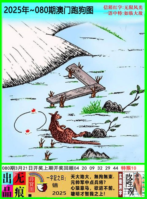2025080期澳门跑狗无痕版