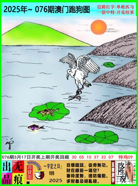 2025076期澳门跑狗无痕版