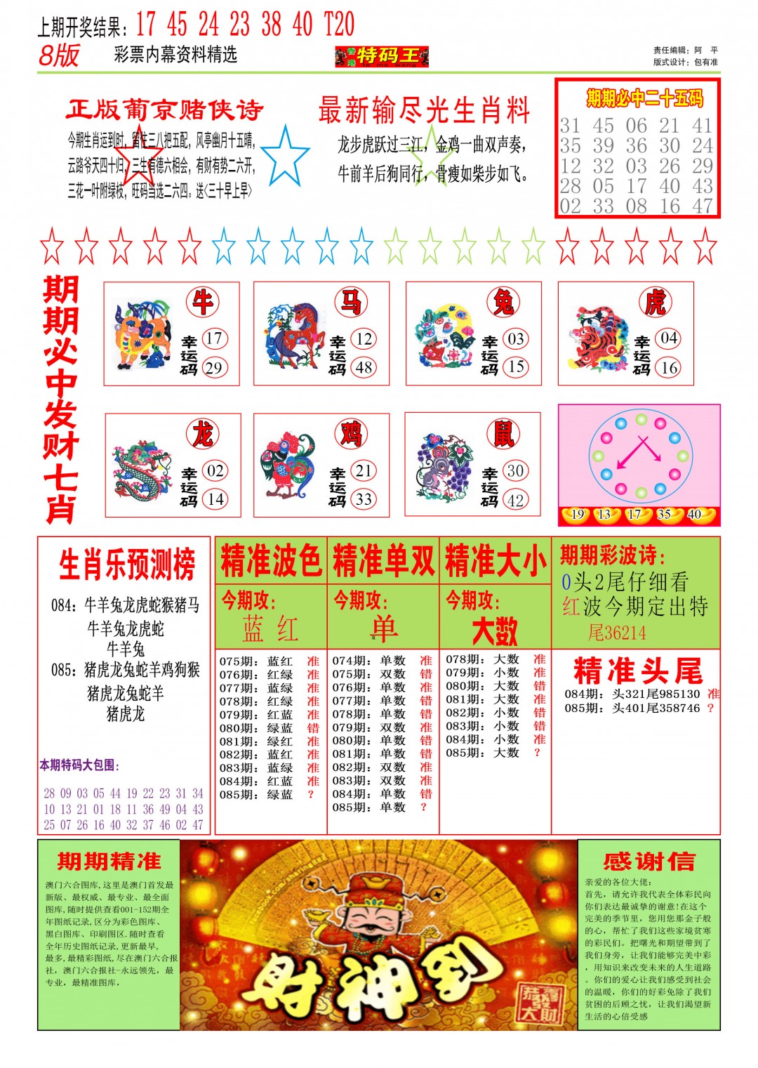 2025085期特码王B