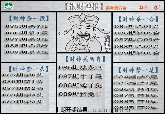 2025089期银财神