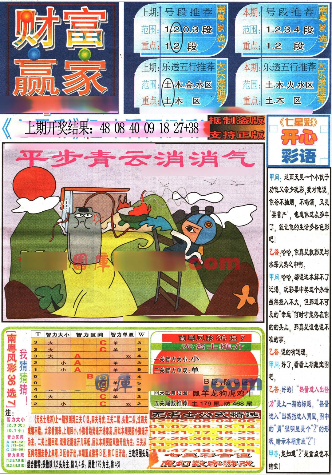 2025082期七星彩图(高清)