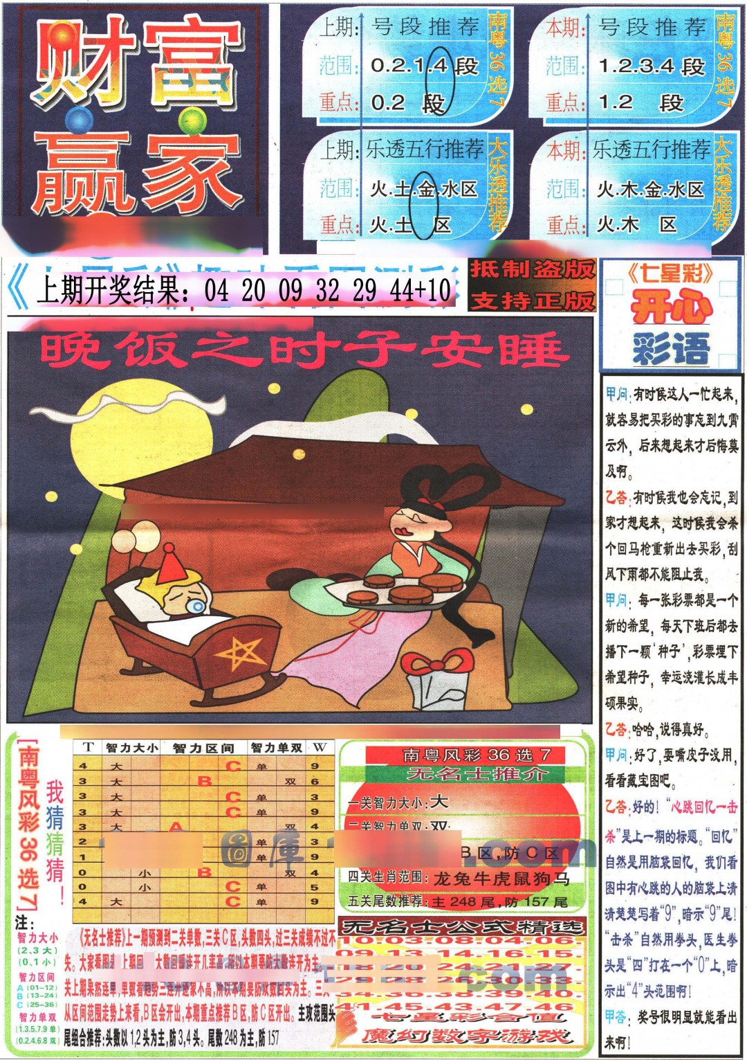 2025080期七星彩图(高清)