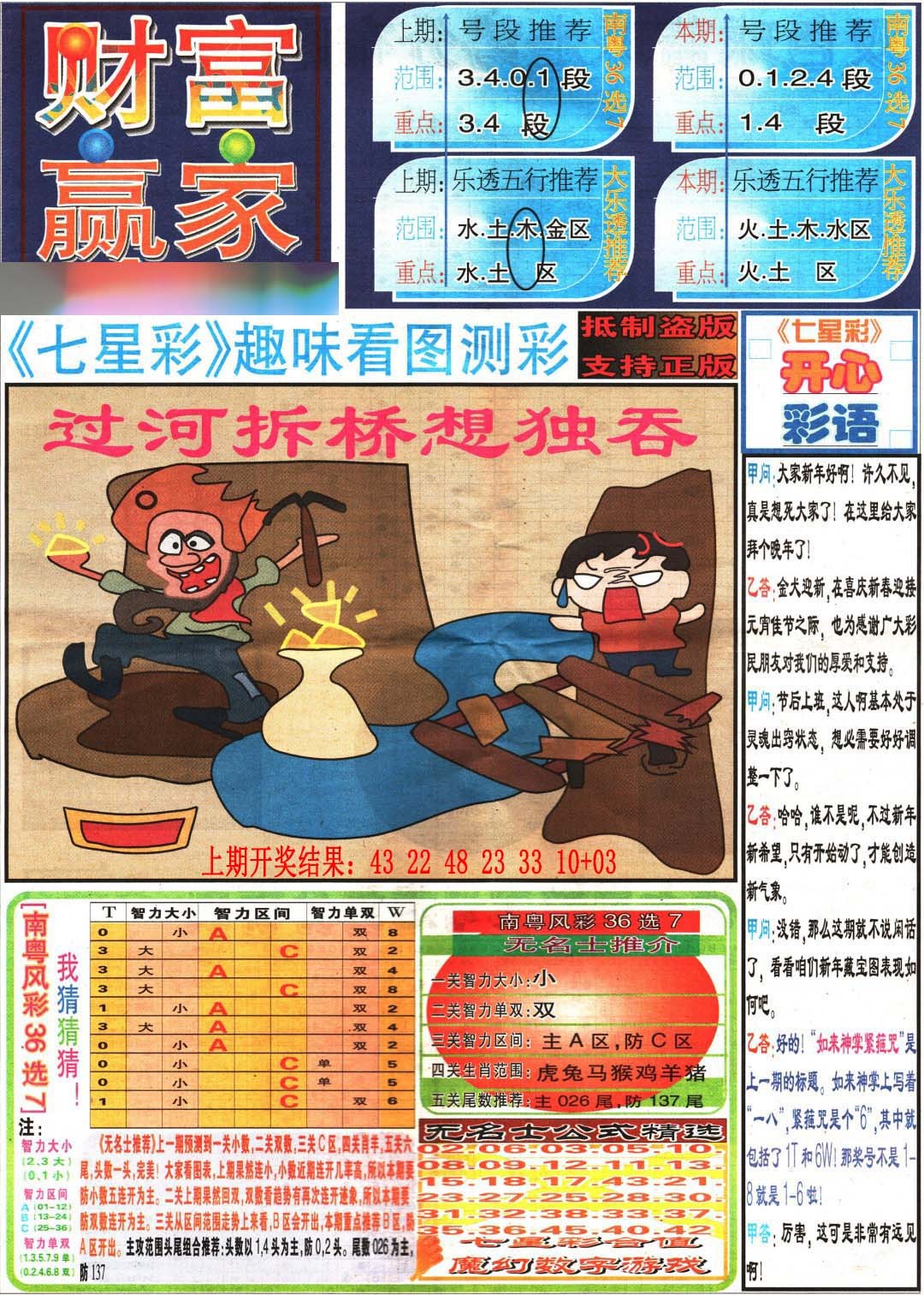 2025074期财富赢家（七星彩）