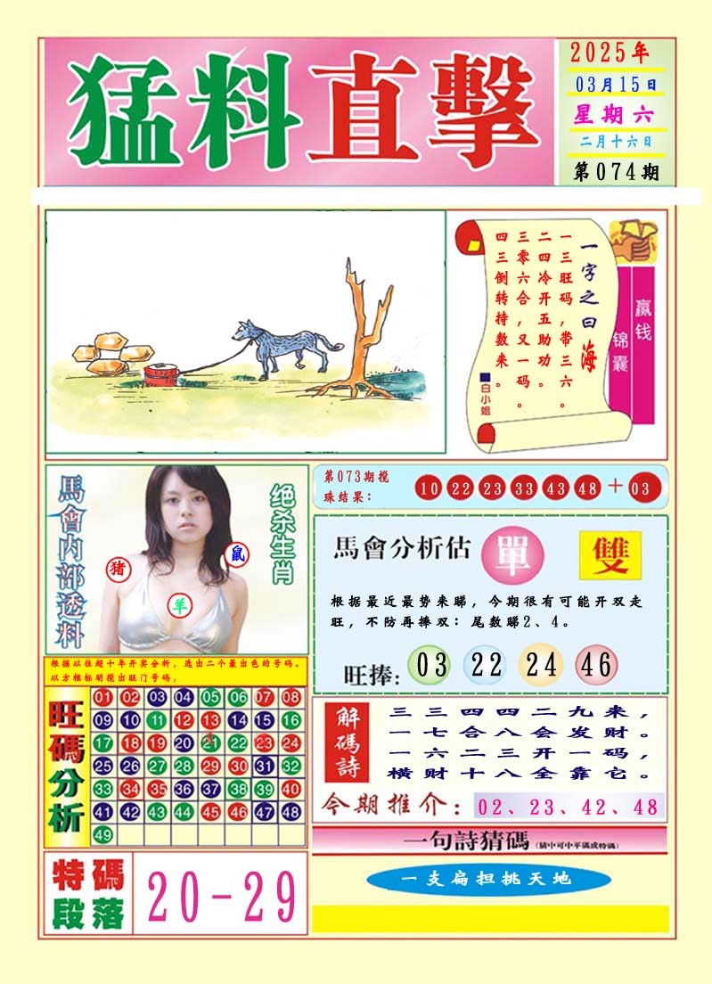 2025074期猛料直击A
