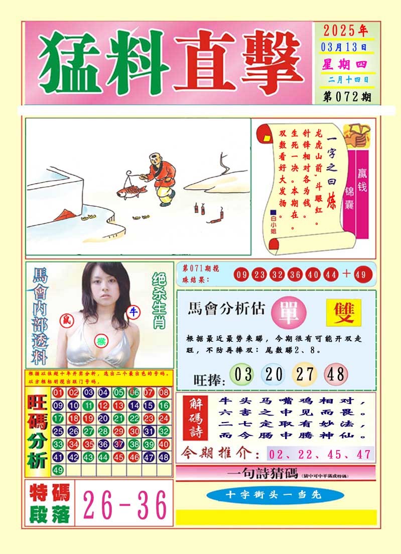 2025072期猛料直击A