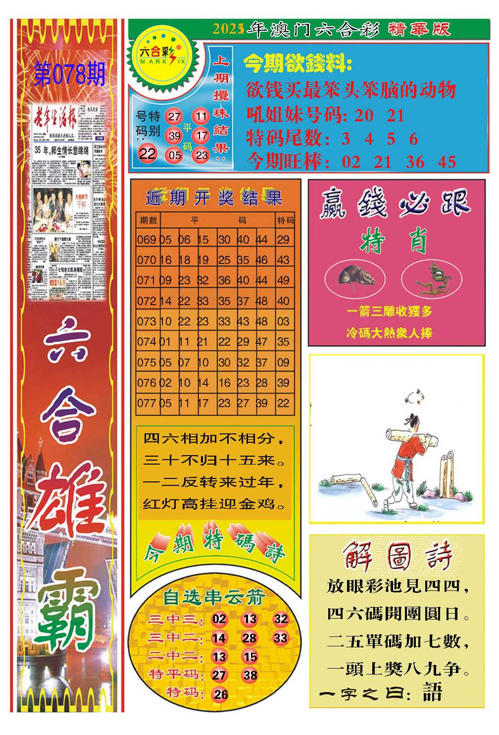 2025078期六合雄霸