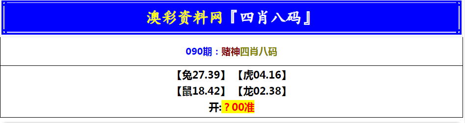 2025090期赌神四肖八码