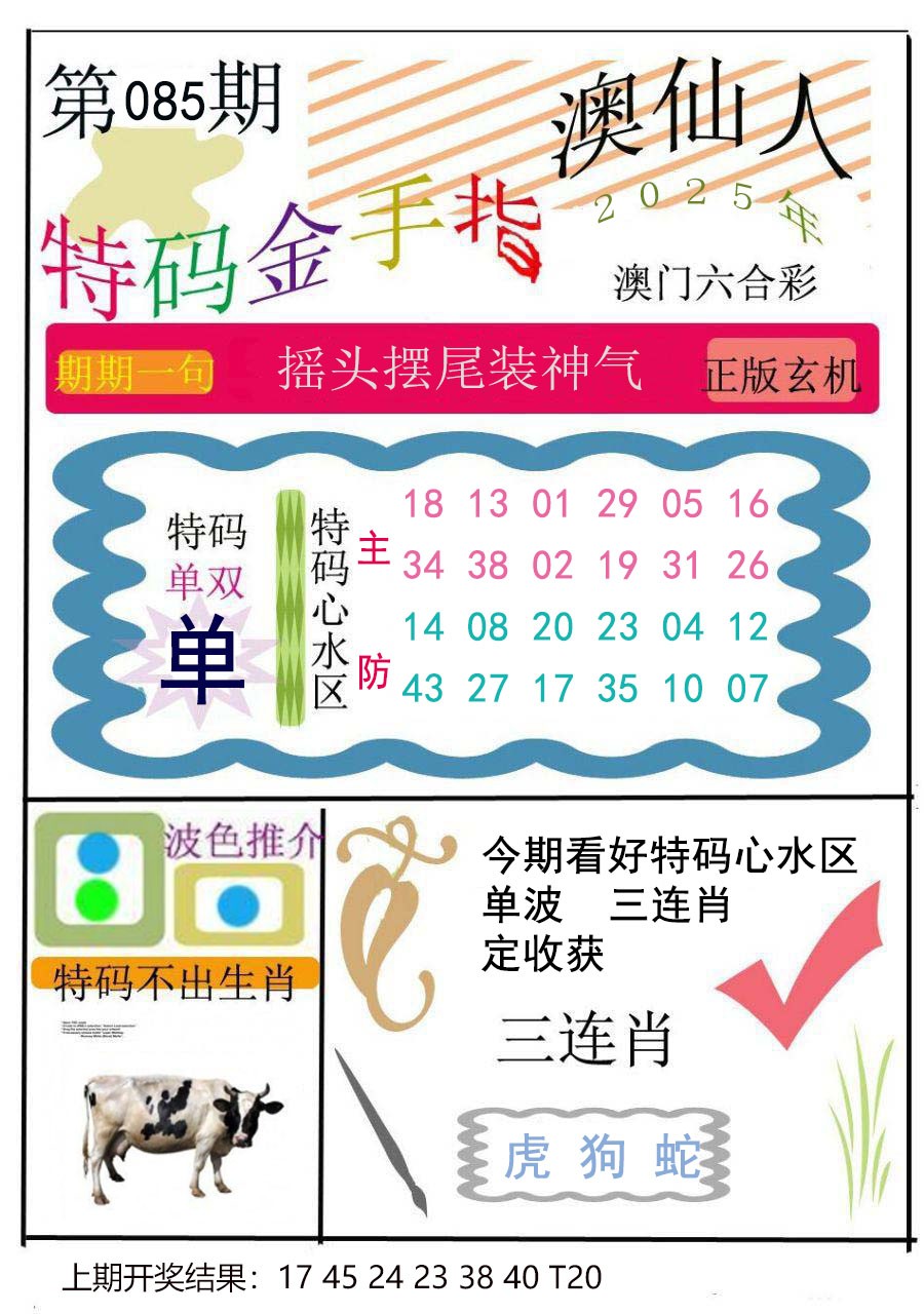 2025085期特码金手指
