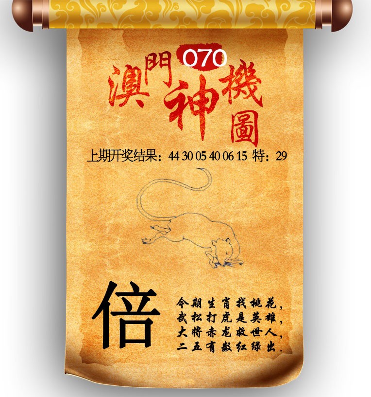 2025070期澳门神机图
