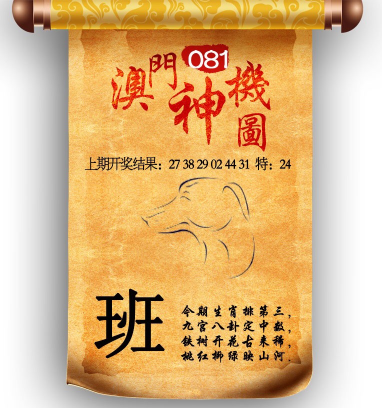 2025081期澳门神机图
