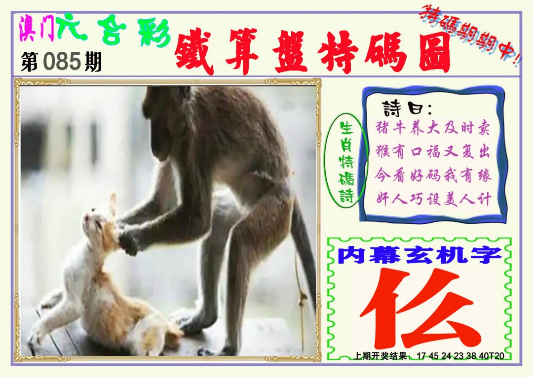 2025085期铁算盘特码图