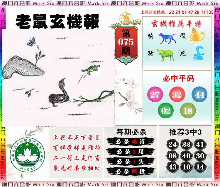 2025075期老鼠玄机报