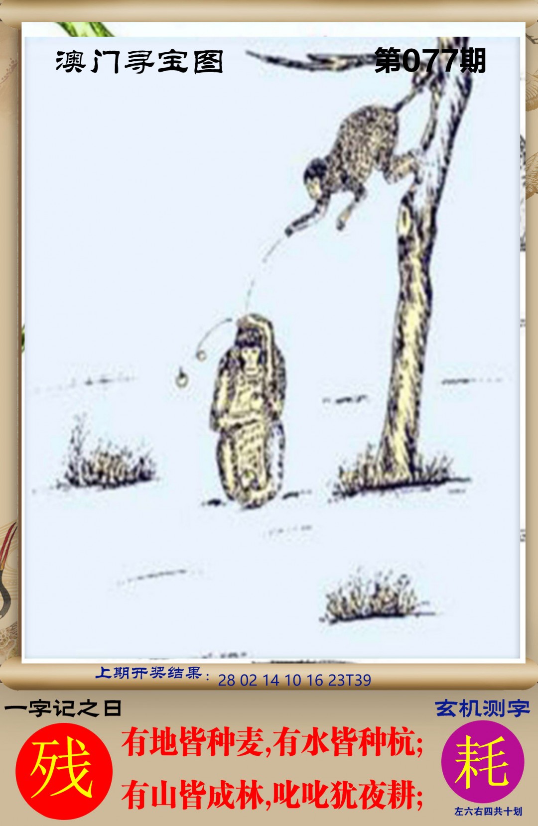 2025077期澳门寻宝图