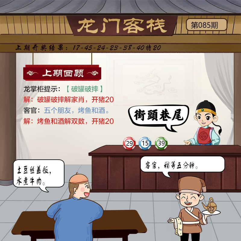 2025085期龙门客栈