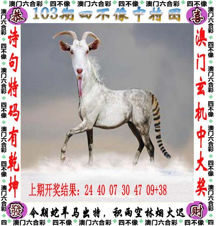 2025103期四不像